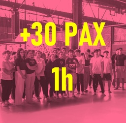 1.-PACK ESPECIAL GRUPS ( +30 PAX) Flipp elàstics i FLipp xarxes ( 1 hora activitat)